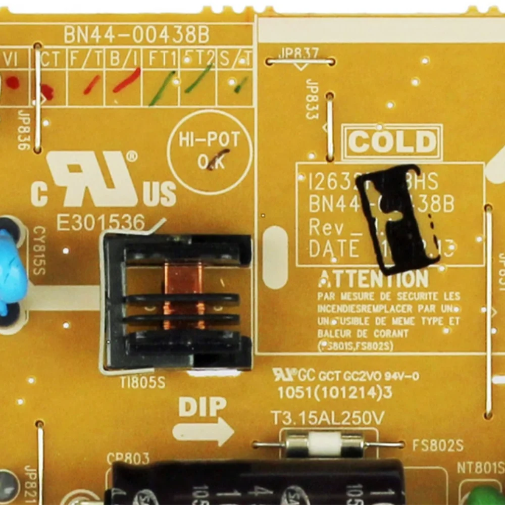 LN32D403E4DXZA LN32D430G3DXZA LN32D467E1HXZA LN32D403 LN32D430G3 est pour carte d'alimentation I2632F1 _ BHS BN44-00438A = BN44-00438B