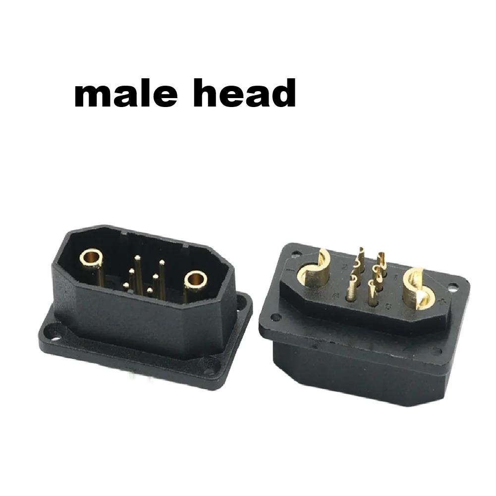 HY2+6P Connector Interface Male To Female 7A 150A DC500V For Model Airplane EV Battery High Current Power Supply Accessories