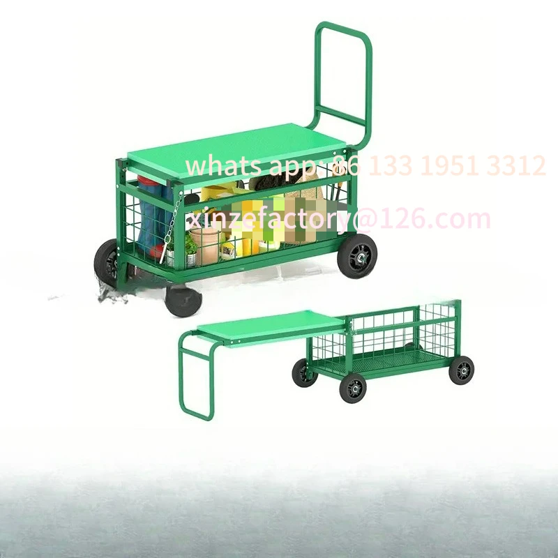 

Roller Garden Work Seat with Wheels Garden Roller Stool Garden Trolley