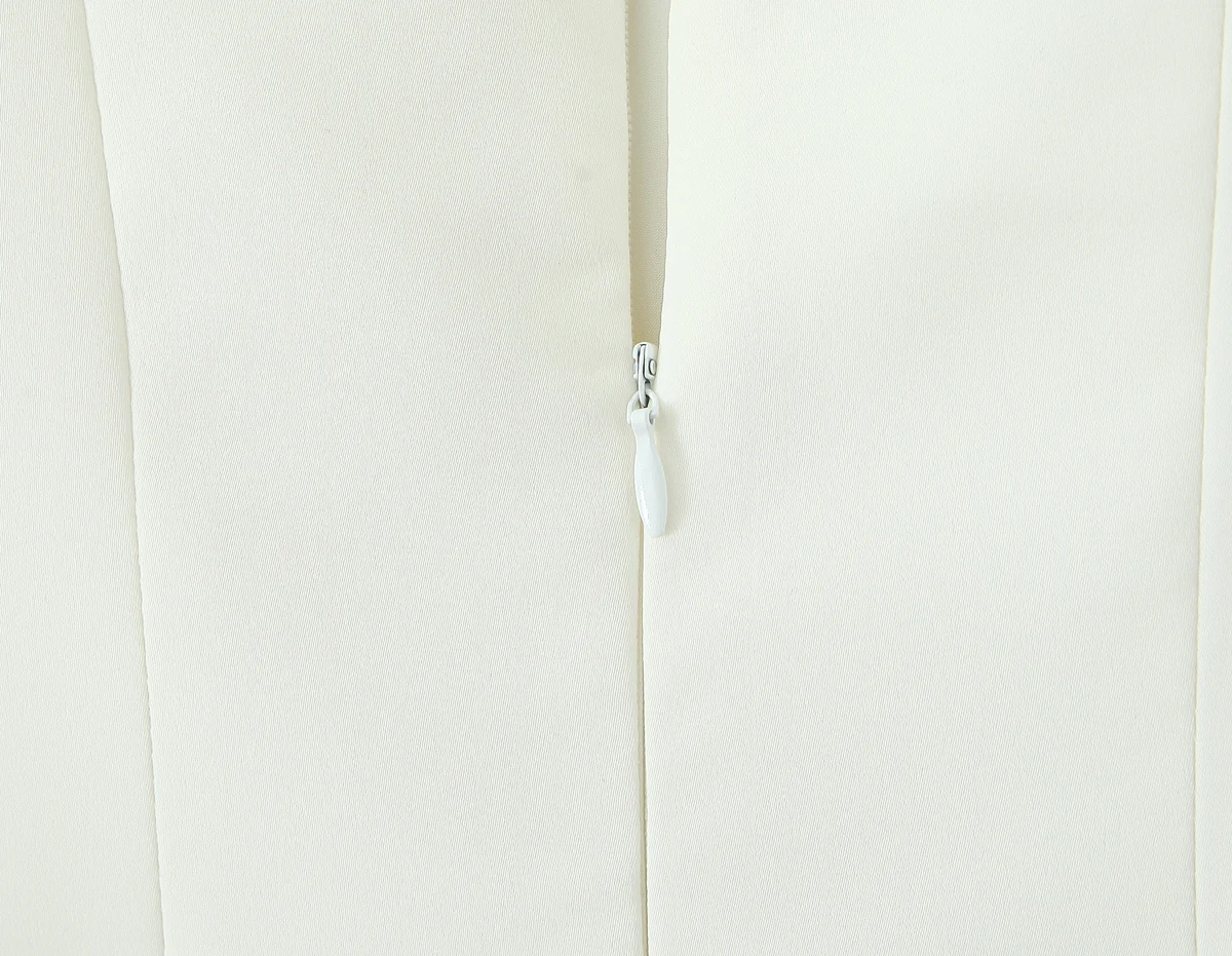 2023 Letnia sukienka bez rękawów z szelkami Damska biała, wąska, jednokolorowa, krótka sukienka na imprezę