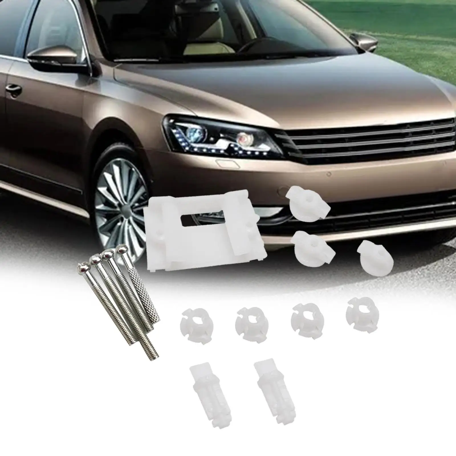 Headlight Screw Adjuster Clip Repair Kit Stable Performance for Audi 100 C4 200 80 90 B4 A8 D2