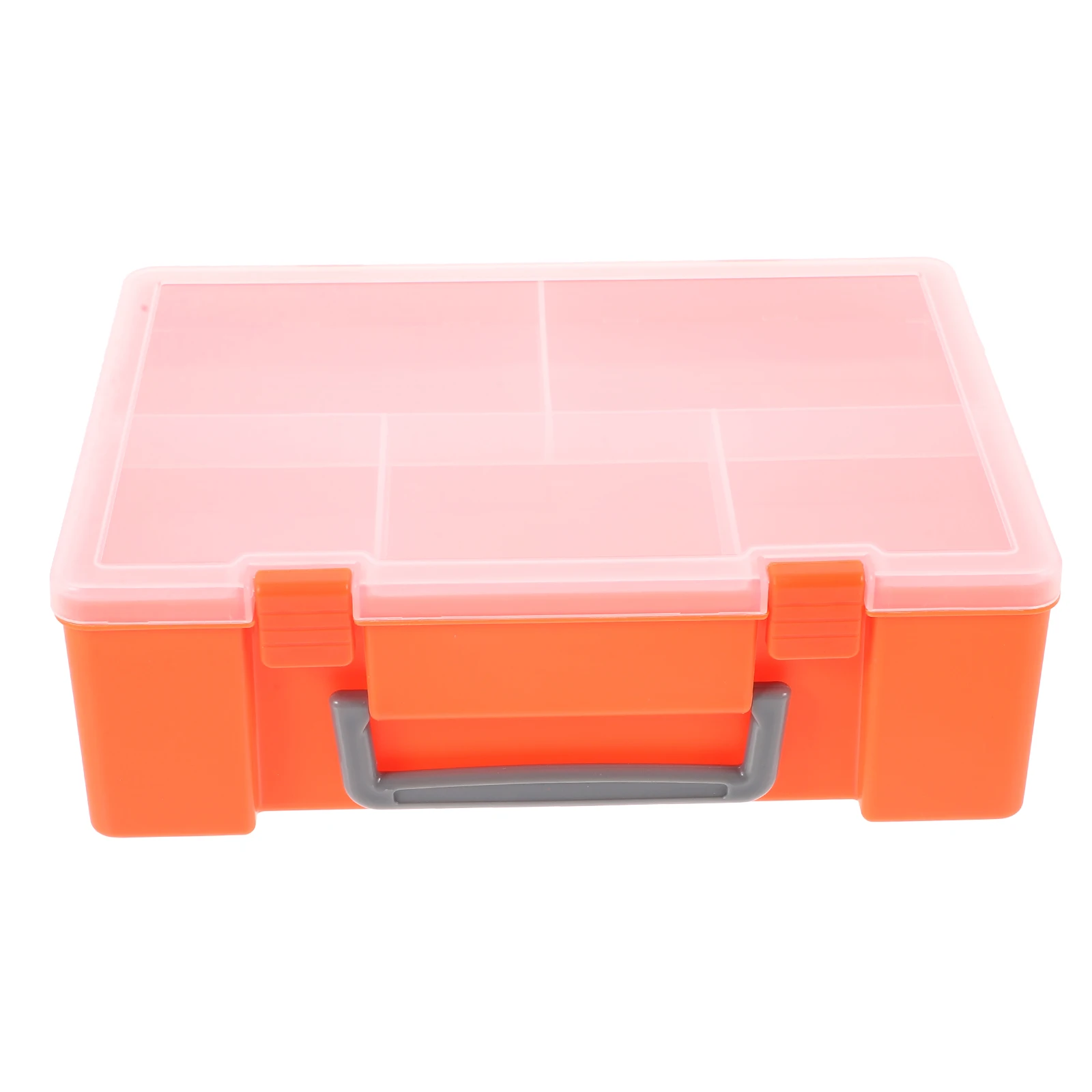 

Rectangle Parts Organizer Box Plastic Storage Container Jewelry Organizer Durable Compact Lightweight Craft Supplies