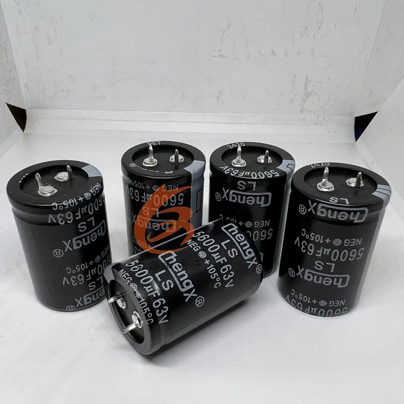 5PCS/LOT 5600UF 63V 30x45 button angle aluminum electrolytic capacitor