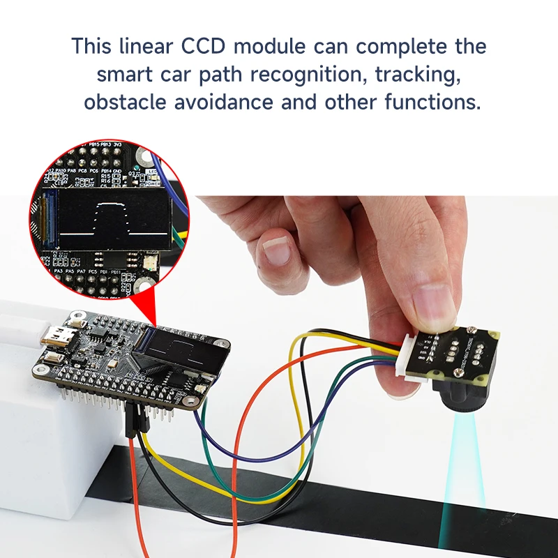 TSL1401 modulo telecamera CCD lineare elaborazione del segnale elettrico con 128 pixel porta muslimante per la linea che segue Robot intelligente