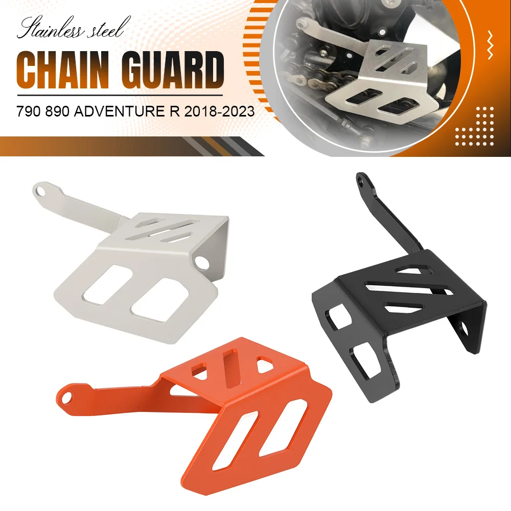 For 790 Adventure 890 ADVENTURE R 2018 2019 2020 2021 2022 2023 Motorcycle Accessories CNC Sprocket Chain Guard Cover Protector