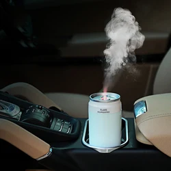 Mini Air Humidifier 260ml Cola Cup SizePortable USB Cool Mist Maker For Bedroom Home Car Plants Air Purifier H2O Humificador
