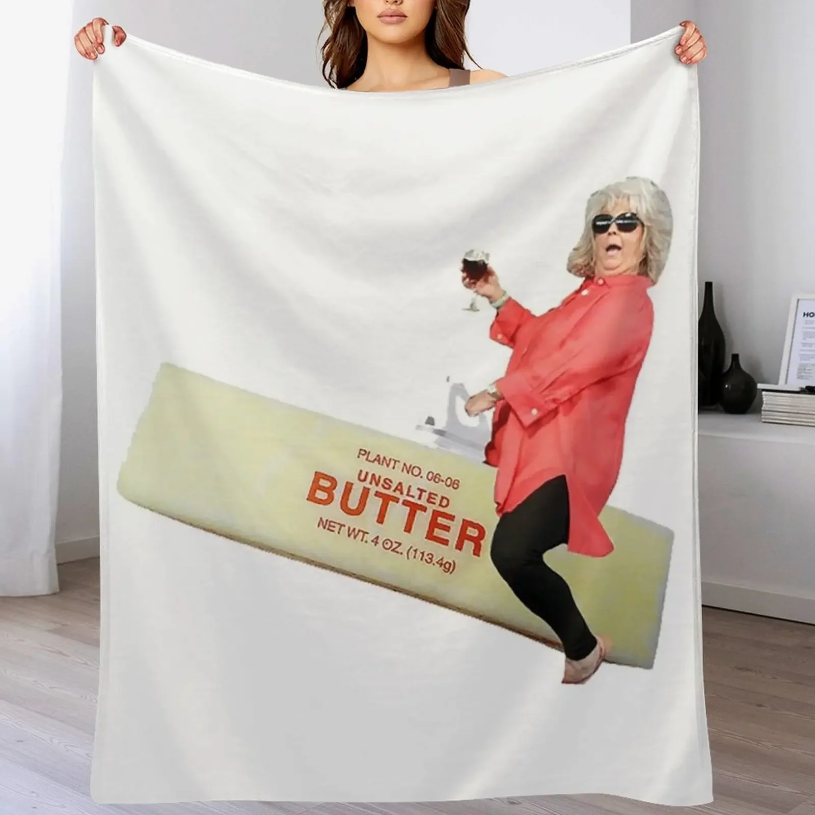 

Paula deen riding butter Throw Blanket Bed linens Single Quilt Plush Blankets