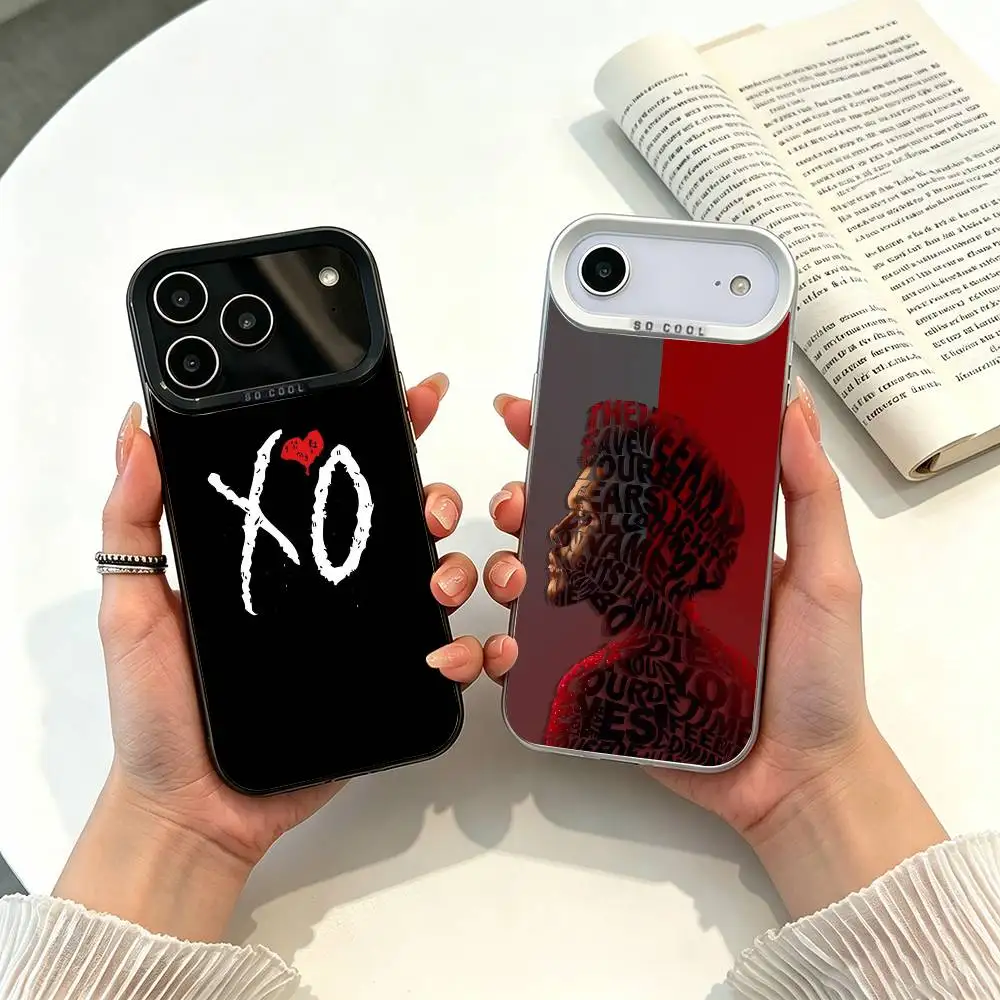 

The Weeknd XO Singer Phone Case For IPhone17 11 12 13 14 15 16 Pro Max Plus Cover Colored Silver Funda Bumber