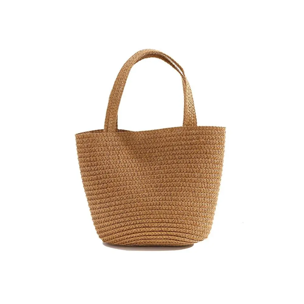 Creative Weaving Girl Handbag Two Size Multicolor Phone Bag Beach Use Mini Hand Bag Summer Season