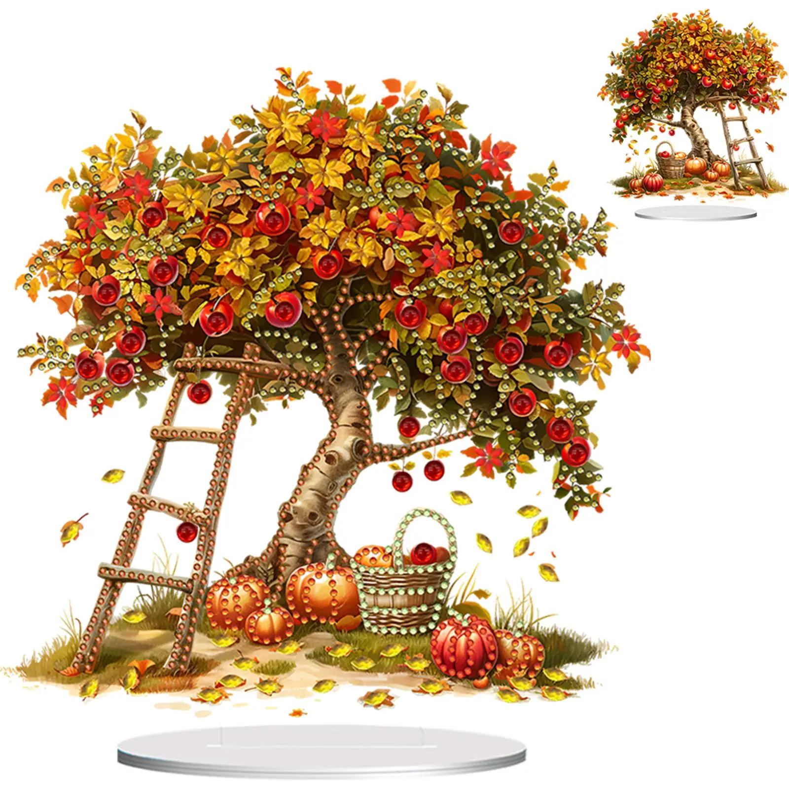 

Набор для алмазной вышивки: Карета-тыква необычной формы, настольные украшения, декор для спальни