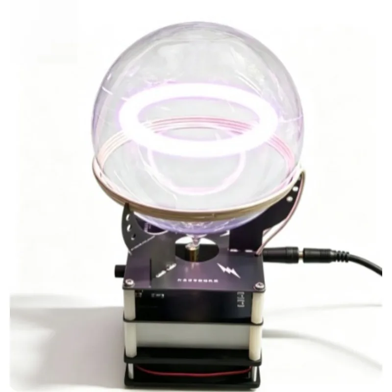 For Plasma Ball Globe Inert Gas Glowing Light with Driver Power Adapter