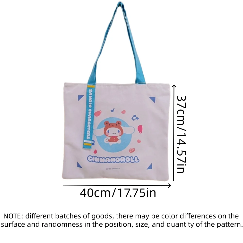 1PC Sanrio Hello Kitty Cute Cartoon Pacha Dog Cool Lomi Shoulder Bag New Canvas Bag Large Capacity view 2