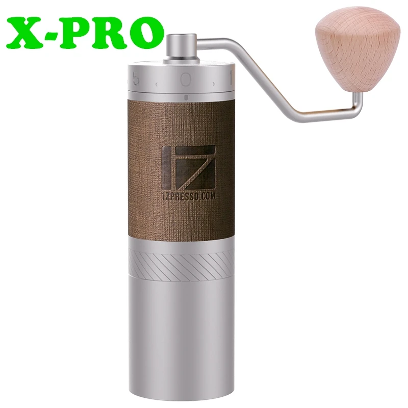 1zpresso XPro JS/JE manuale macinino da caffè portatile mulino di caffè in acciaio inox conico burr portatile manuale di caffè cuscinetto
