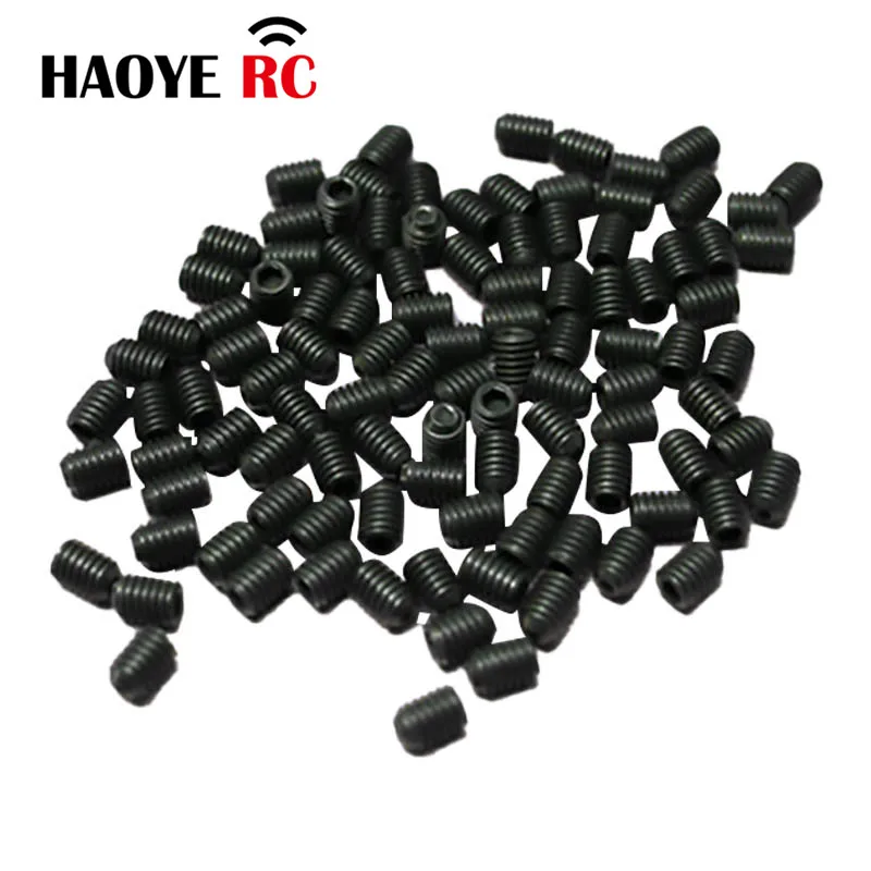 Haoye 20pcs M2 M2.5 M3 M4 M5 Metal Steel Hex Socket Set Screws Grub Screw For Rc Model Plane Accessories