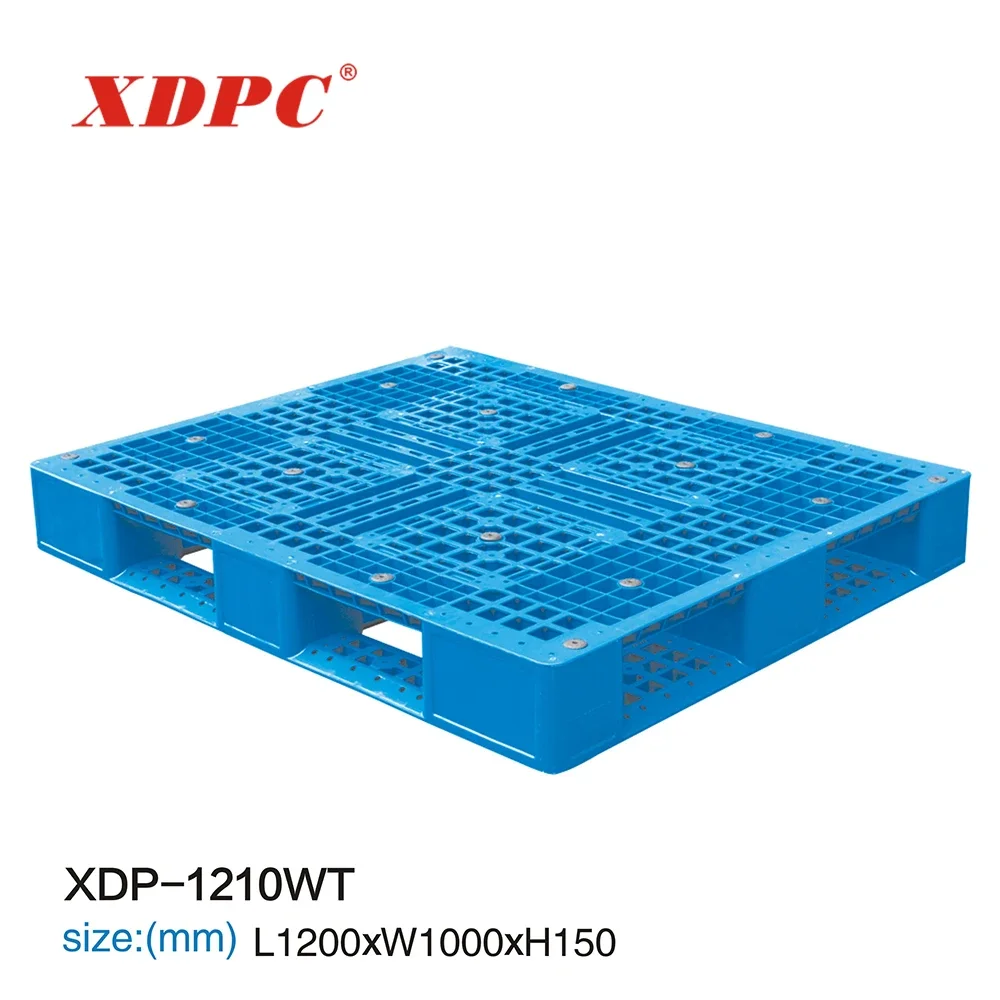 High Quality Export Logistics Pallets Stackable Euro 120 X 100 Cm Heavy Duty Hdpe Plastic Pallet For Europe