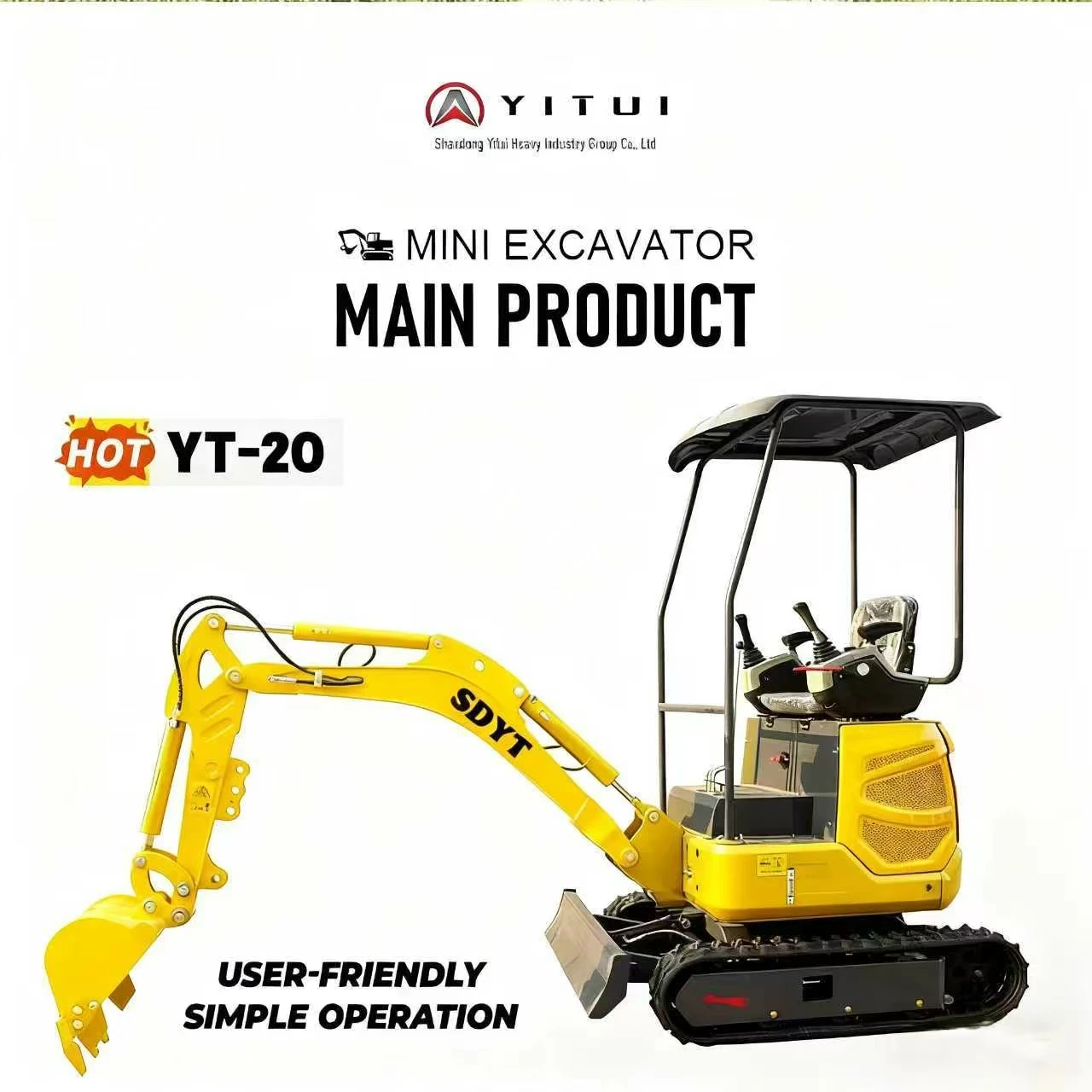 حفار هيدروليكي صغير مخصص سهل التشغيل حفار مدمج لمالك المنازل والشركات الصغيرة Ce Epa Euro 5 #2