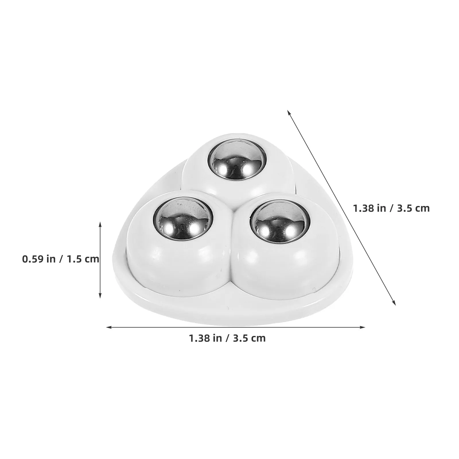 48Pcs Adhesive Small Swivel Casters Silent Self Adhesive Furniture Wheels No Drill Stick on Mini Caster Wheels for Sofas