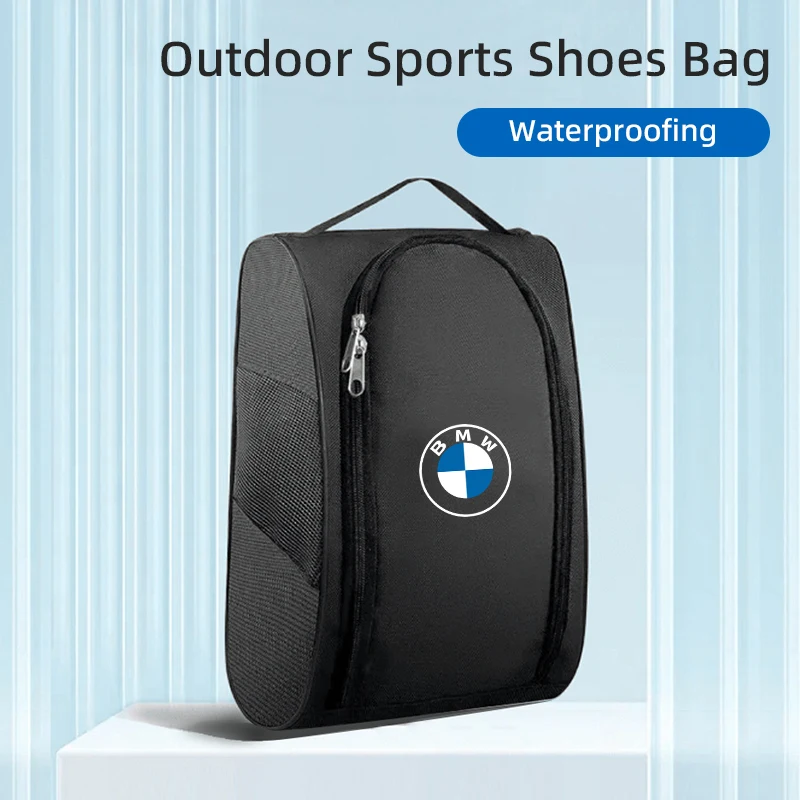 Car Logo Sneaker Storage Bag Travel Outing Shoe Storage Tools For BMW F10 F30 E46 G28 G20 G30 E60 E39 G30 X5 X6 E90 Accessories