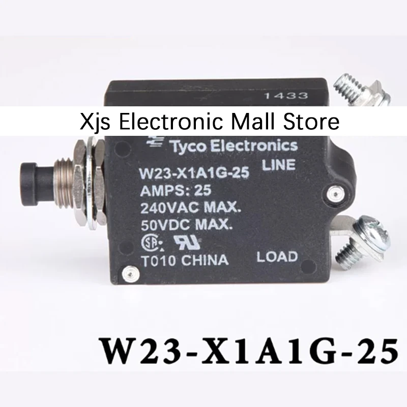 Tyco TE W23-X1A1G Overload protection circuit breaker 1A 2A 3A 5A 7.5A 10A 15A 20A 25A 30A 40A 50A W23-X1A1G-20