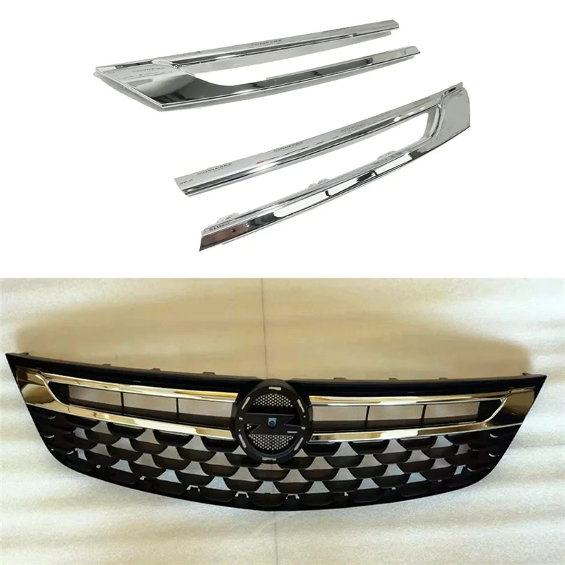 

For VAUXHALL OPEL ASTRA (K) 2015-2020 Front Chrome Bumper Radiator Grille Trim 13423641 13423642