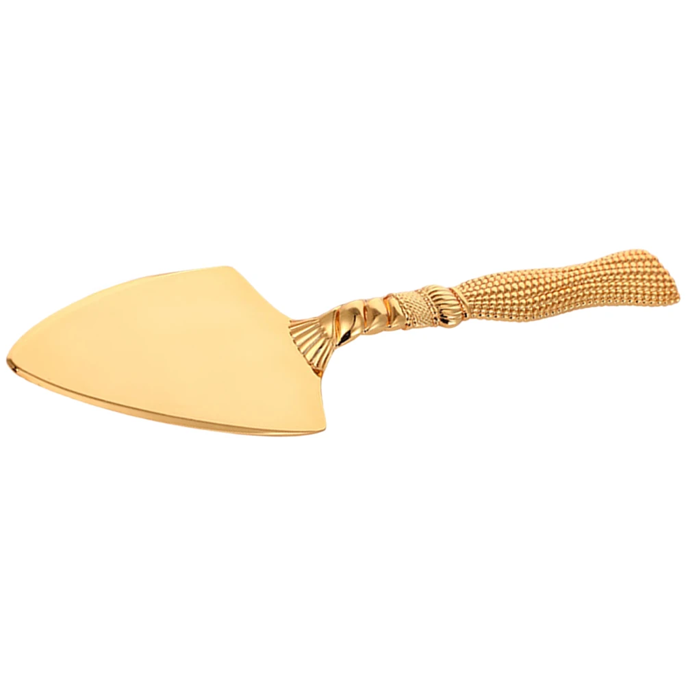 

Golden Baking Spatula Cake Server & Pastry Servers Outdoor Tools Utensils Zinc Alloy Banquet