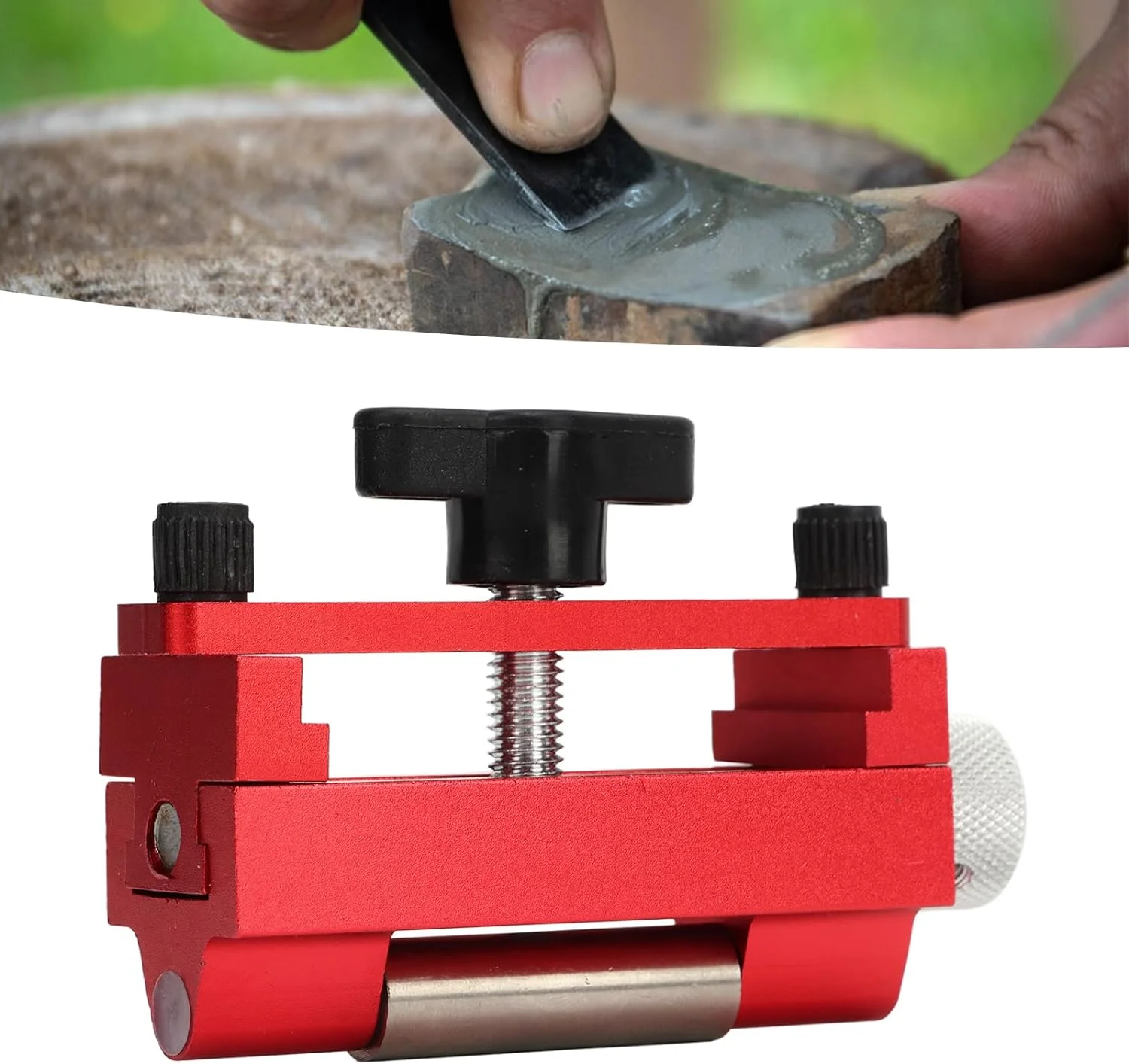 Wood Honing Guide Sharpener Chisel Sharpening Jig with Top Reinforcement Design Guide Edge Sharpening Jig Honing Guide Tool