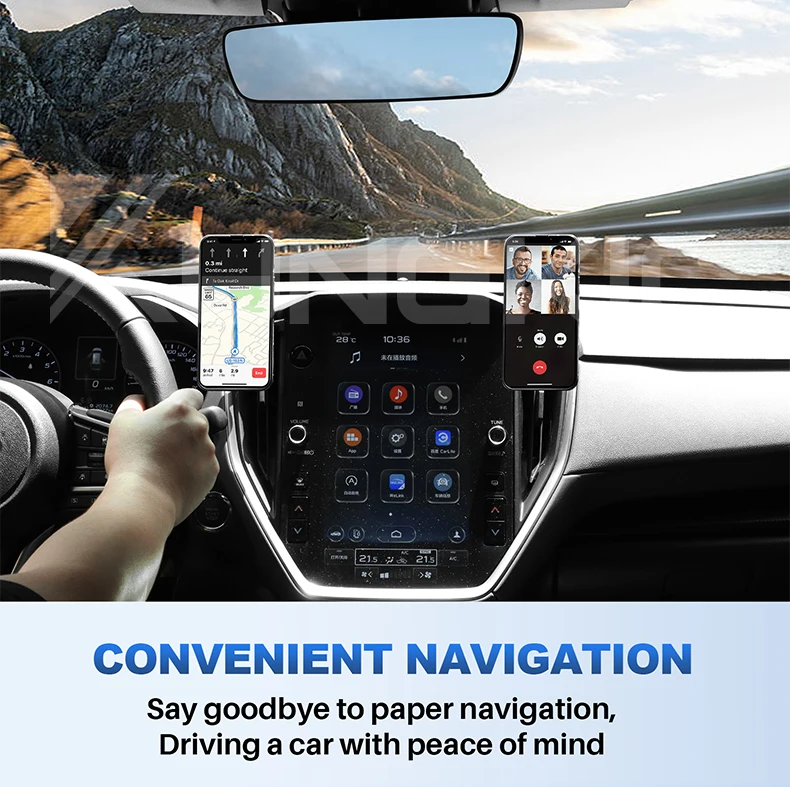 Auto Magnet Schwerkraft Telefon Halter Für Subaru Crosstrek Impreza 2024 2025 Levorg WRX 2022-2024 2025 Mobile Telefon stehen Halterung – Detail 3