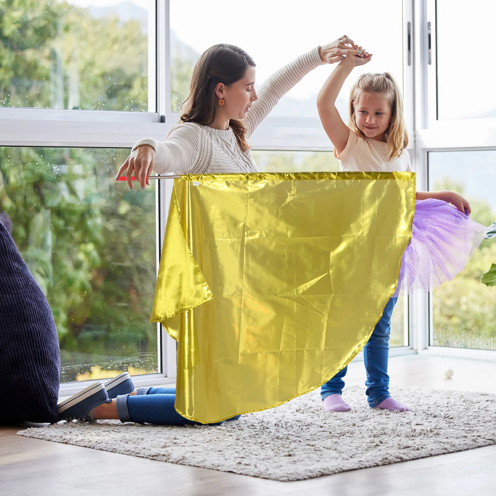 

Semicircle Worship Flag for Dance Kids Praise Dance Banner Replacement Banner Stick Outdoor Performance Flags Praise Flags