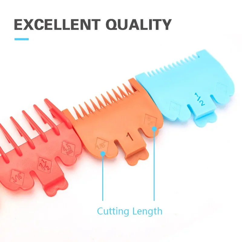 10Pcs Hair Clipper Limit Comb Salon Cutting Guide Replacement Set Professional Electric Hair Trimmer Accessories For Wahl