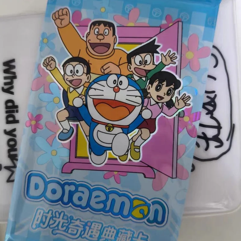 Oryginalne karty KAYOU Doraemon, pakiet karciany z przygodami malowania Nobity, rzadkie karty Bp, pocztówki anime, karty kolekcjonerskie, zabawki, prezent