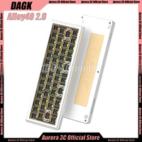 DAGK Alloy40 2.0 Mechanical Keyboard Kit Wireless Keyboard Kits 3mode 49keys Aluminium Hot Swap Rgb Light Gaming Keyboard Kit