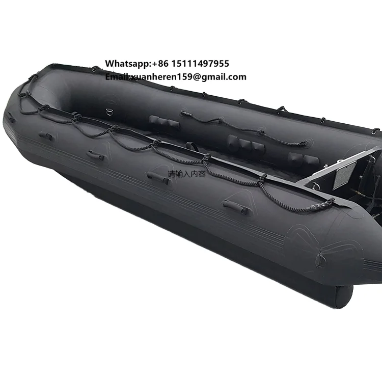 4.7m Hypalon Fishing Boat Inflatable Boat Kayak Assault Boat with Motor