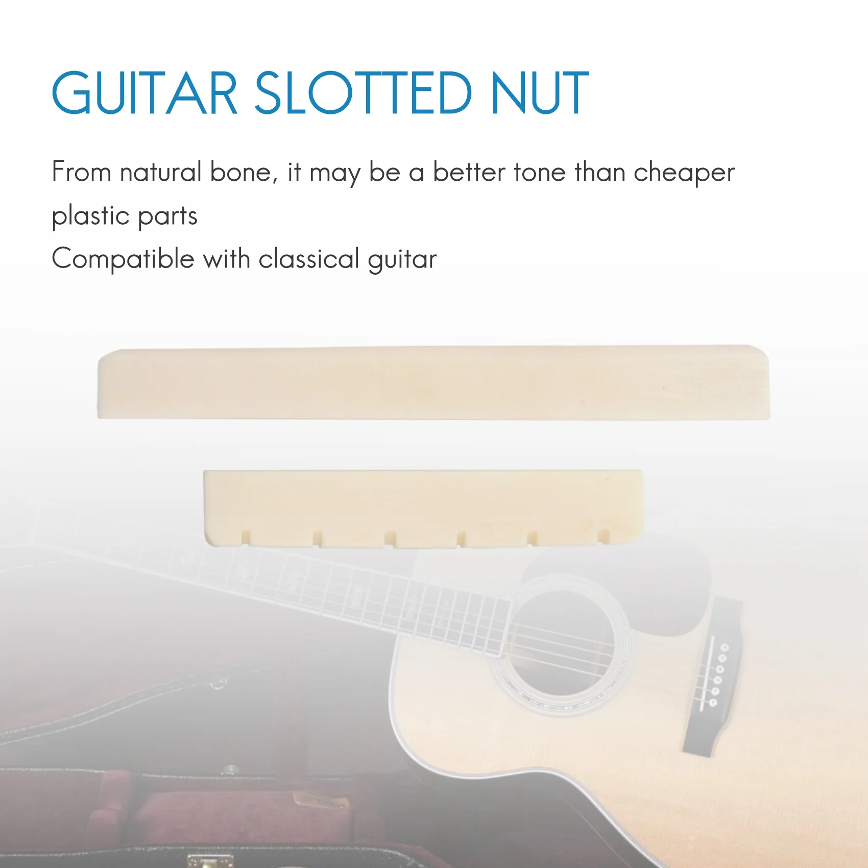 Новый набор седельных гаек с прорезями для классической гитары