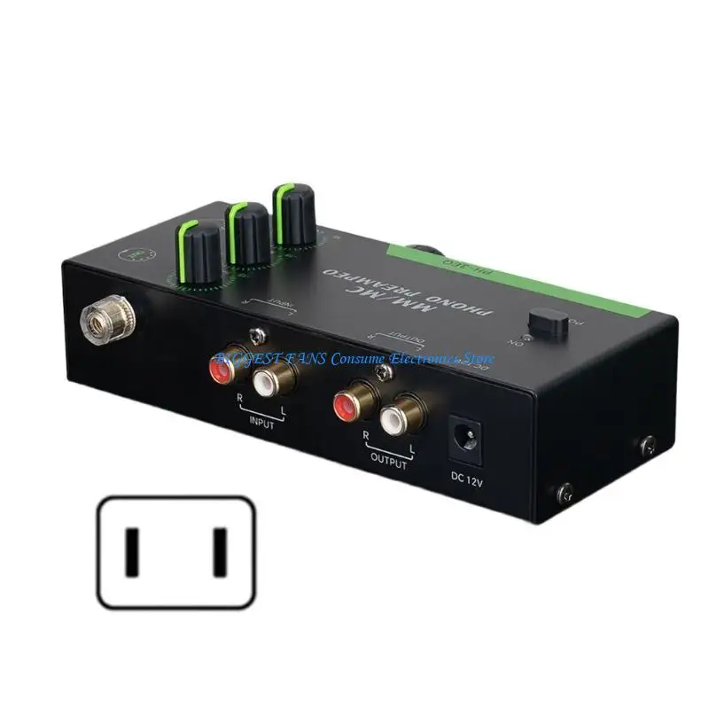 

High Fidelitys Phonoes Amplifiers MM/MCs Compatible 3 Band EQs Control Metal Construction