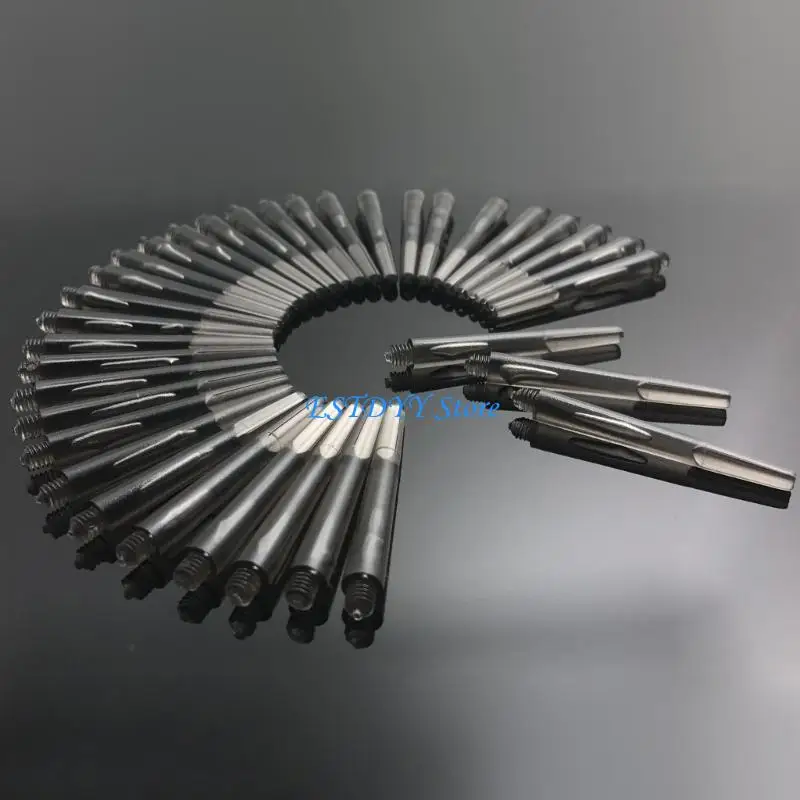 

G6DE 12Pcs Clear Darts Stem With Rings Plastic Darts Shafts Darts Flight Throwing Darts Shafts for Steel & Soft Darts