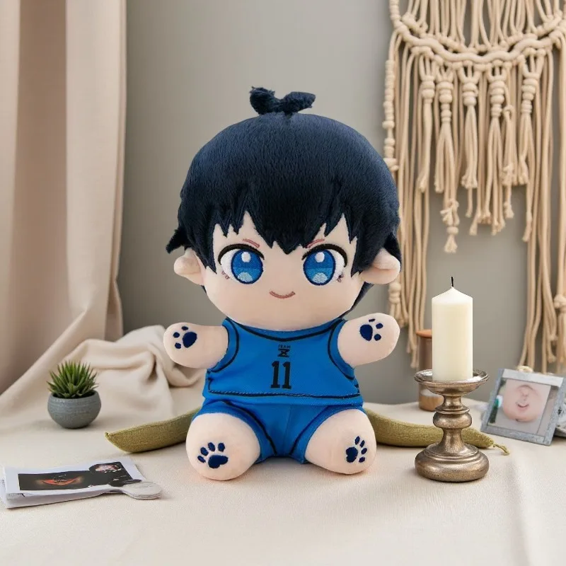 Cartoon BLUE LOCK Soft Fluffy Stuffed Plush Toy Cute Plush Toy Comfortable Home Decor Collectible Birthday Gift 22cm