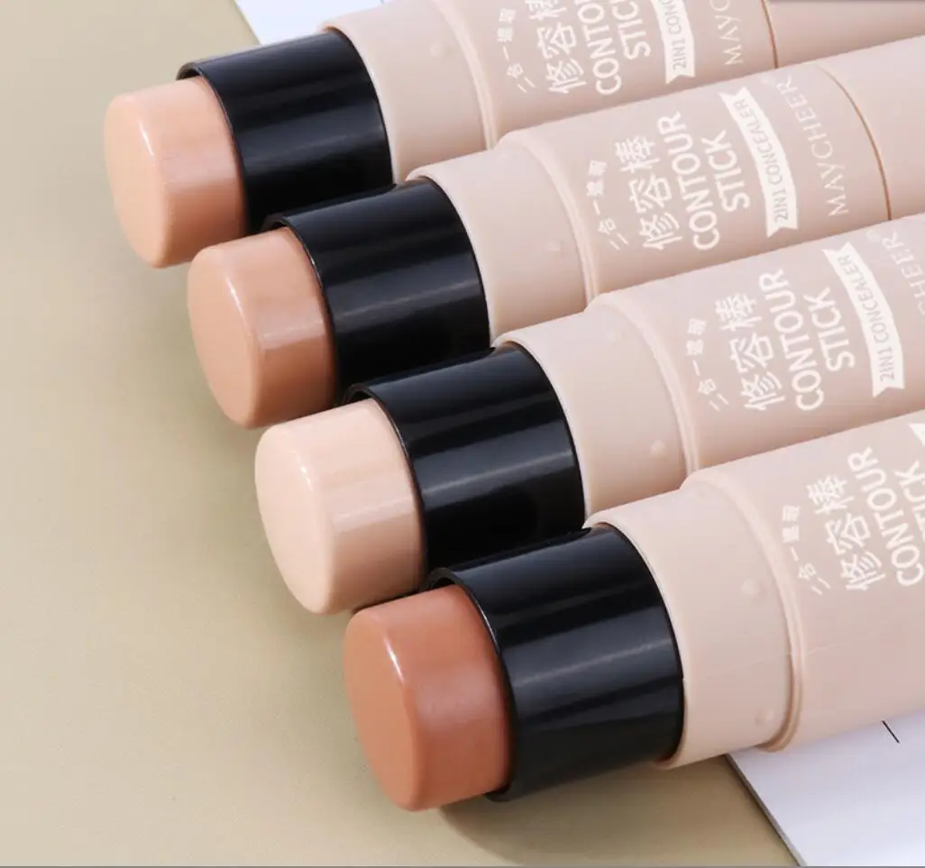 Face Concealer Palette Cream Makeup Pen 4 Color Optional Corrector Contour Palette Contouring Bronzer Concealer Stick T0230