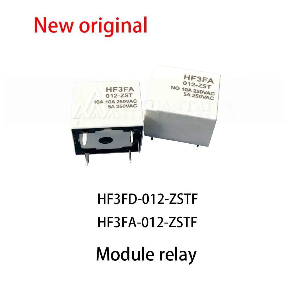 10Pcs HF3FD-012-ZSTF HF3FA-012-ZSTF 5-pin one on one off 12V relay