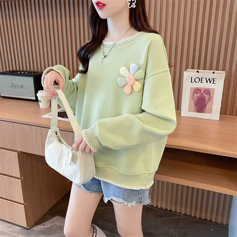 Moletons femininos primavera outono estilo solto ajuste moda confortável inverno zíper tendência simples usar unisex em torno do pescoço