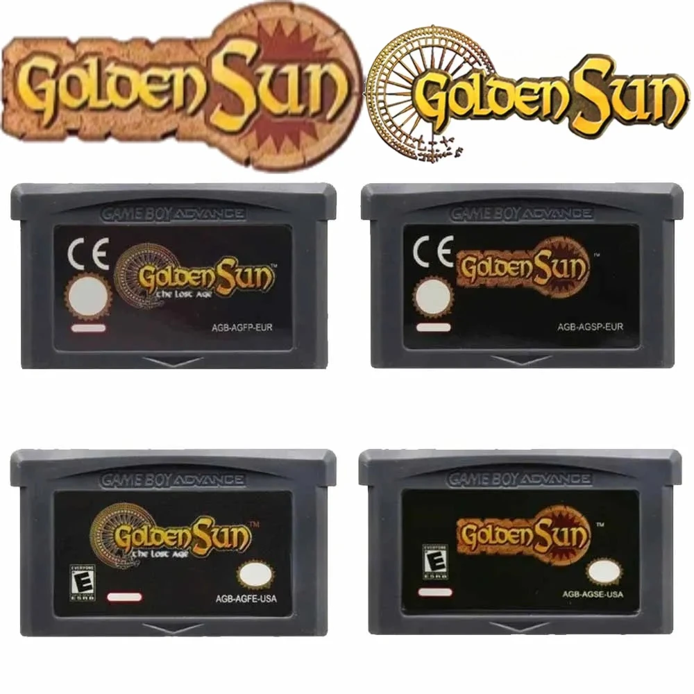 

EUR/USA GBA Game Golden Sun Series GBA Игровой картридж 32-битная карта игровой консоли Golden Sun The Lost Age для GBA NDS