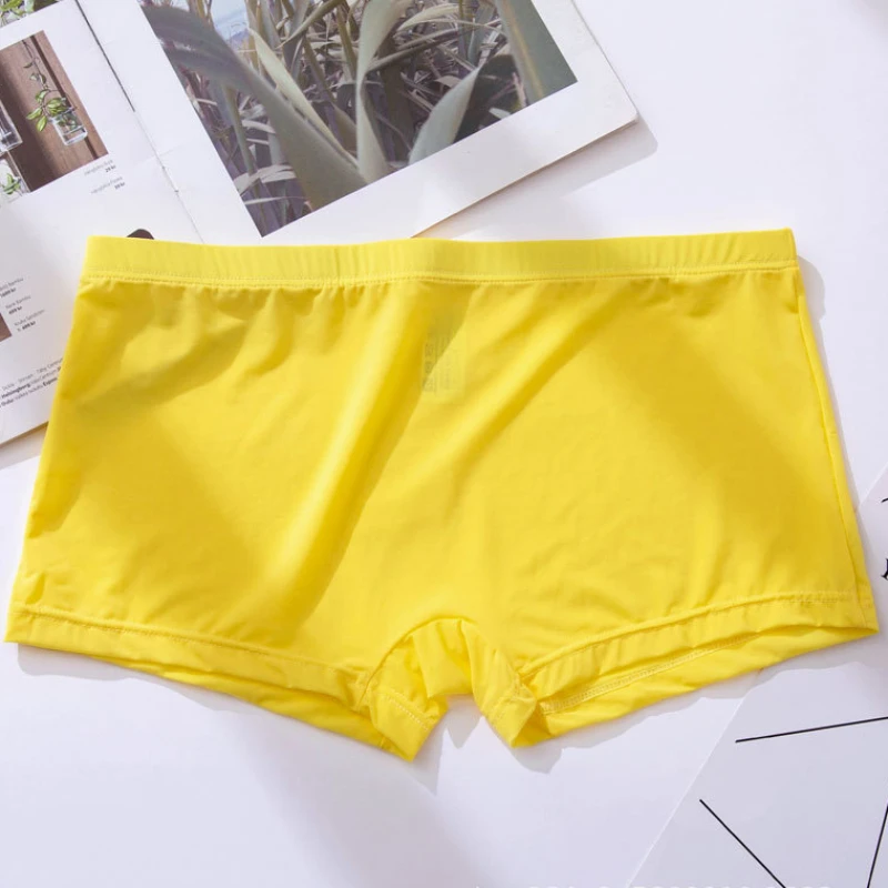Bóxer de cintura baja para hombre, calzoncillos sexis y seductor, transpirables, secado rápido
