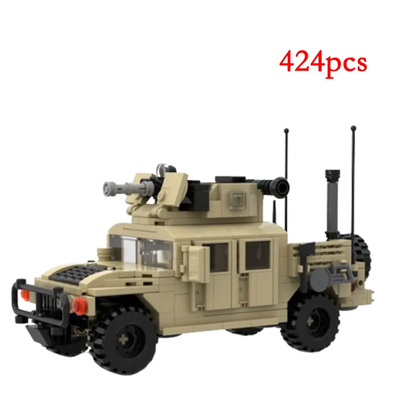 Spot MOC-188959 Small Particle Assembly Building Block Model Car Vehicle Military Assembly Children's Toy DIY Gift Decoration