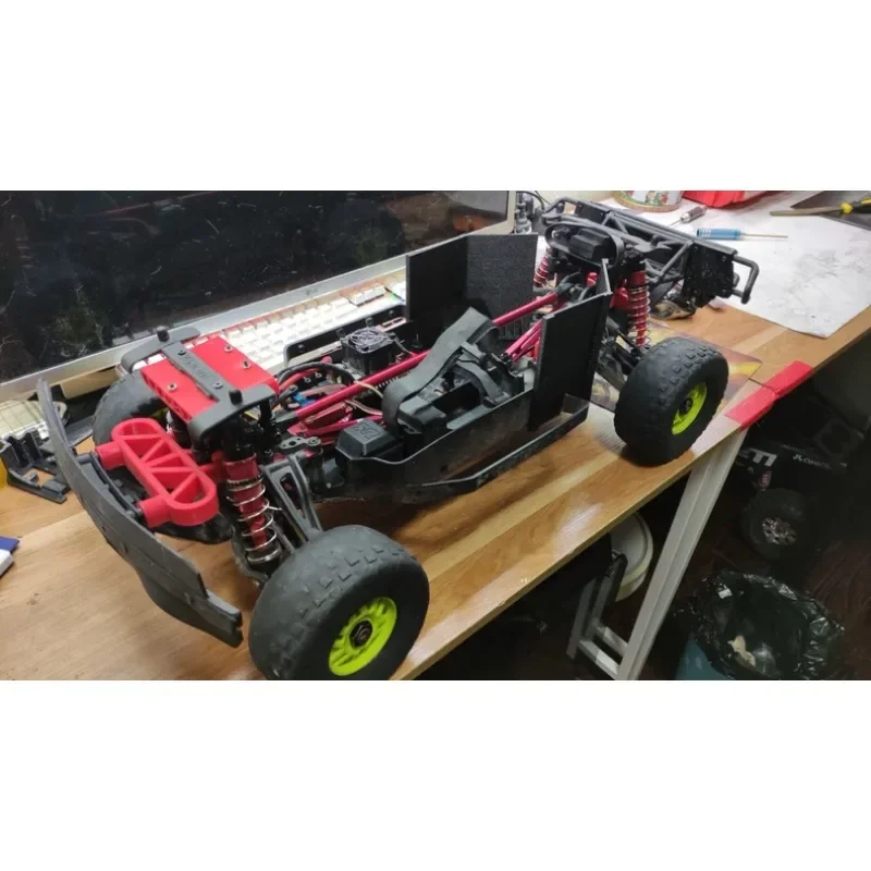 3D Printed TPU Raised Side Panels / Mudguards for ARRMA MOJAVE V3 1/7 4WD Desert Short Course Truck — Flexible Upgrade Parts