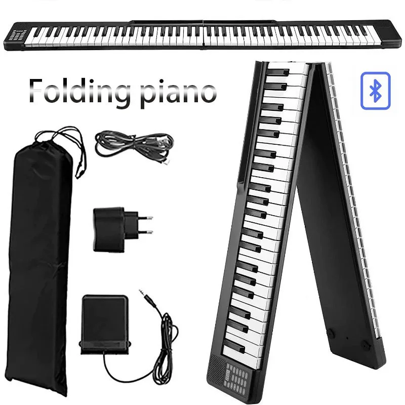 

Electronic Piano 88 Keys Professional Foldable Portable Piano Children's Musical Beginner Practice Play A Musical Instrument