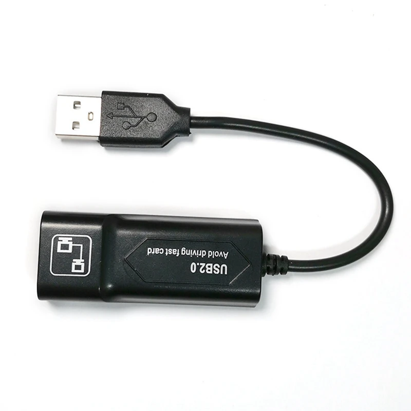 Adattatore USB Ethernet da USB 2.0 a RJ45 10/100 Mbps scheda di rete LAN adattatore di rete USB scheda Lan RJ45 per PC Laptop