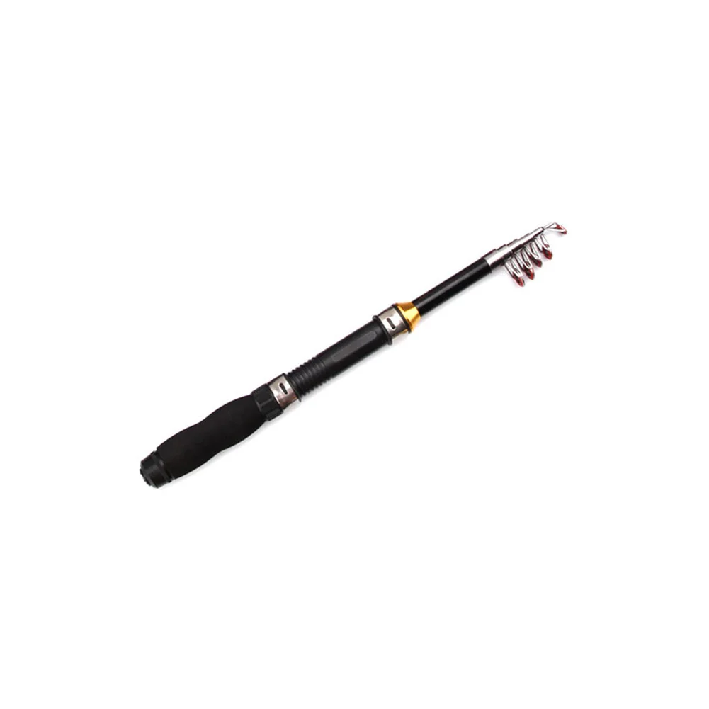 Travel Friendly Telescopic Fishing Rod Suitable for Saltwater and Freshwater Conditions Compact Length Adjustability