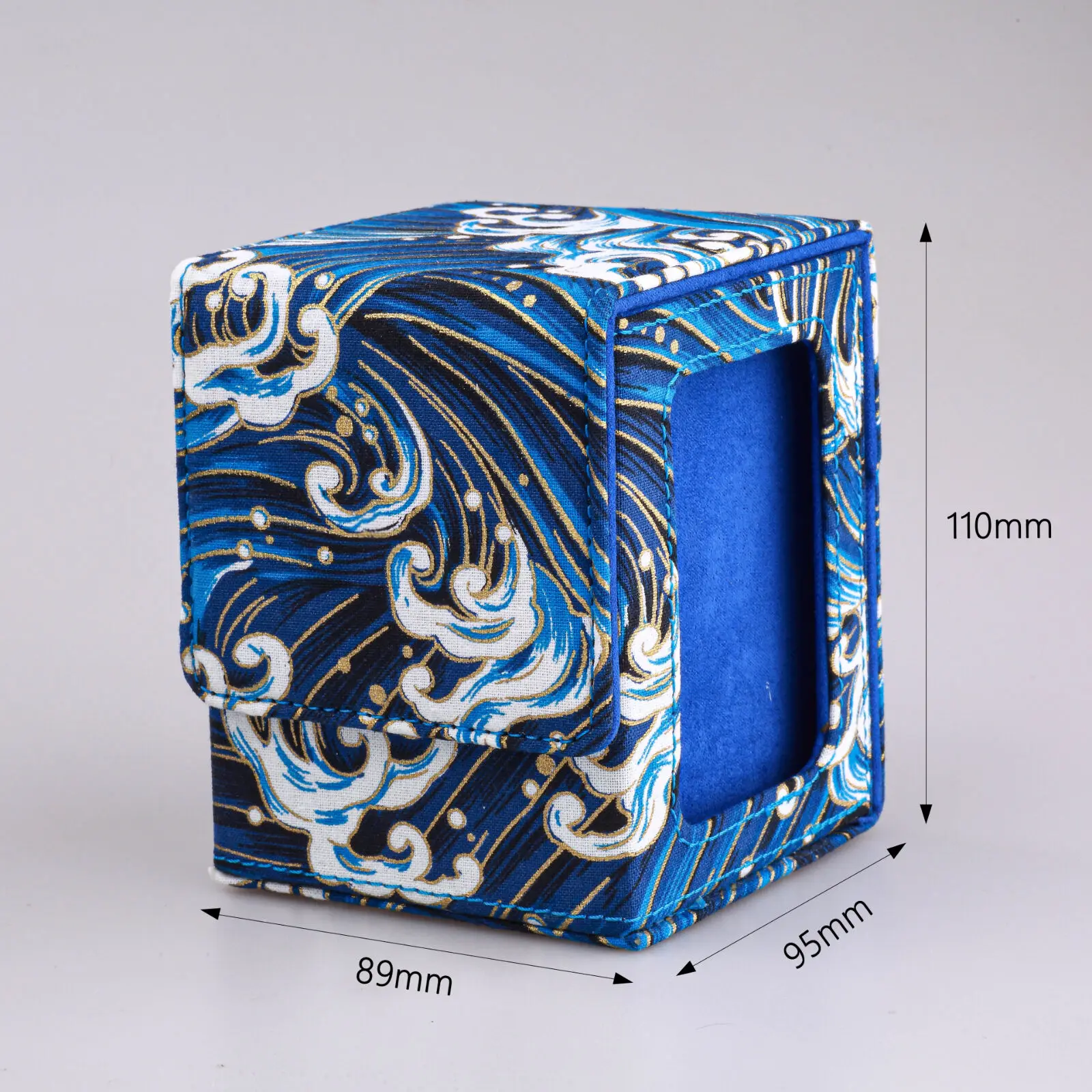 The Great Wave Of Kanagawa Ukiyoe Card Deck Storage Box TCG Board Games Ptcg Japanes Art Trading Card Carrying Organiser Case