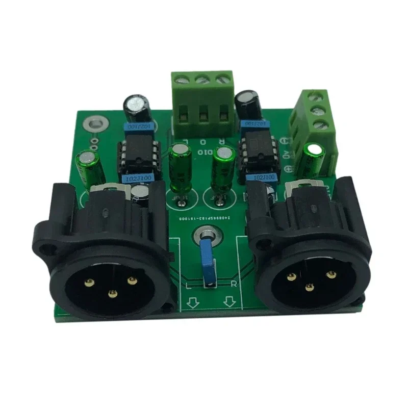 DRV134PA 2.0 Channel Single-ended Balanced Used for Pre-audio Amplifier Headphone Amplifier Board Module Accessory