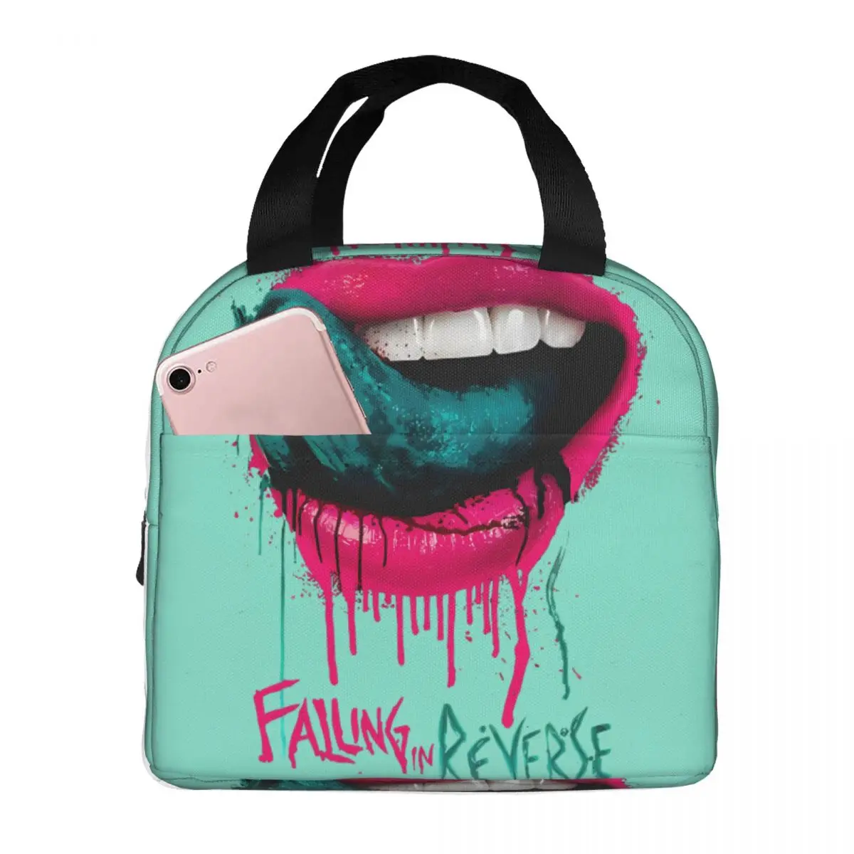 Falling In Reverse For Fans Travel Storage Bags Falling In Reverse Girl Boy｠ Unique For Travel Hand Bag Multifunction