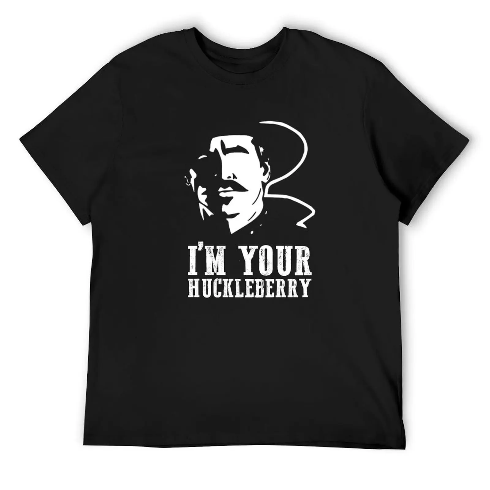 I'm Your Huckleberry Vintage Cowboy Say When T-Shirt vintage t shirts tops shirts men